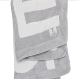 LITTLE GIRAFFE DOLCE LOVE BABY BLANKET - SILVER