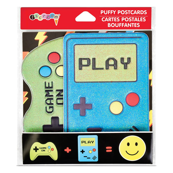 ISCREAM PUFFY POST CARDS - GAMER
