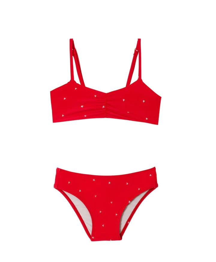 PILYQ ANNA HEART BIKINI - RED