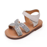 M2B GLITTER SANDALS - IVORY