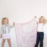 LITTLE GIRAFFE DOLCE LOVE BABY BLANKET - PINK