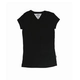 T2LOVE BASIC FITTED TEE - BLAC