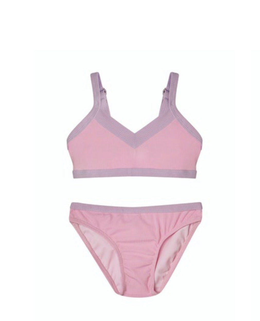 LITTLE PEIXOTO TINA BIKINI SET - ROSEA FLOWER RIB