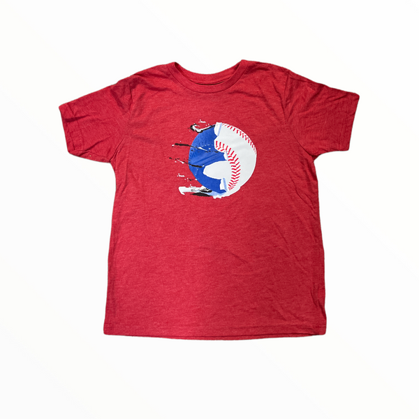 LCK BASEBALL T-SHIRT - RED