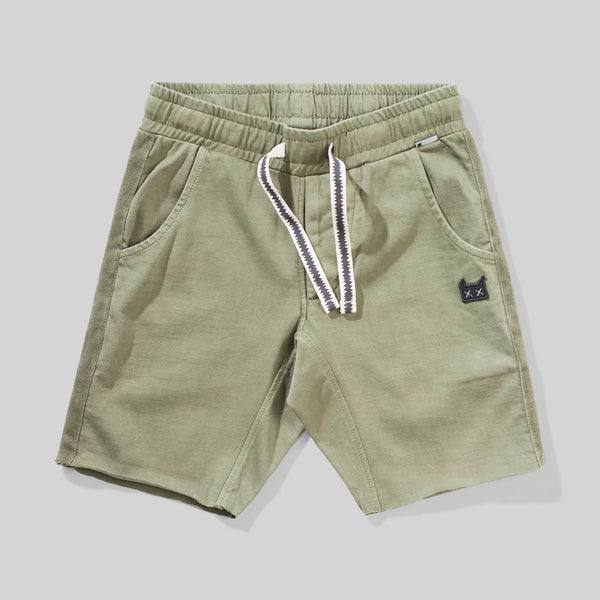 MUNSTER BEST MATES TRACK SHORT - OLIVE