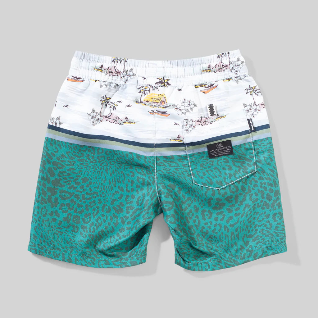 MUNSTER GAME ISLAND BSHORT- GREEN LEO