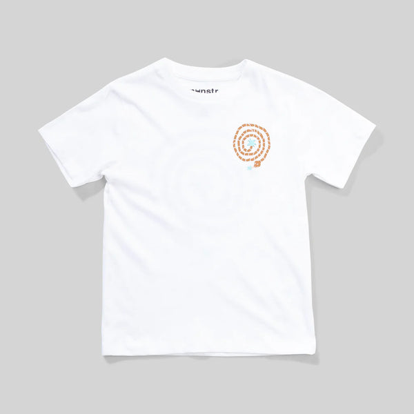 MUNSTER WRAPPED TEE - WHITE