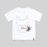 MUNSTER TOOTHPICK TEE- WHITE