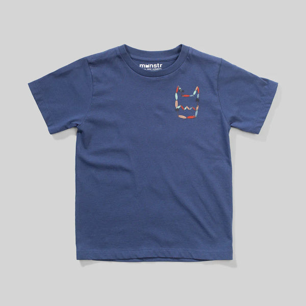 MUNSTER ISLANDWAY TEE- DENIM