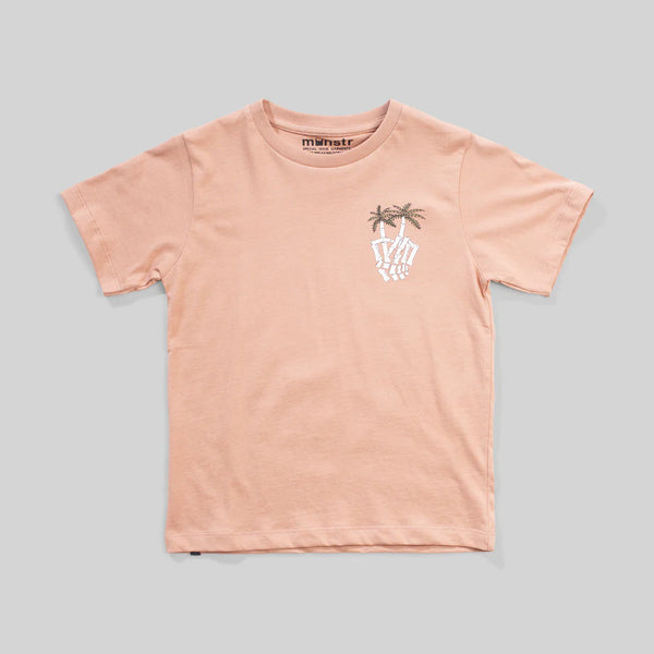 MUNSTER PEACEOUT TEE  - FAWN