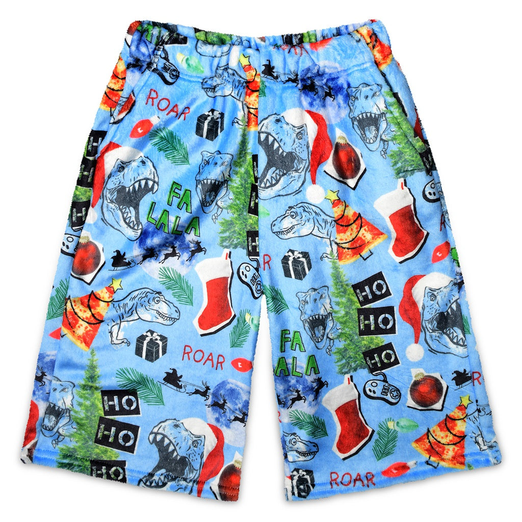 ISCREAM PLUSH SHORTS - MERRY REX-MAS