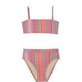 PILYQ GIGI HIGH WAIST BIKINI - NEWPORT STRIPE