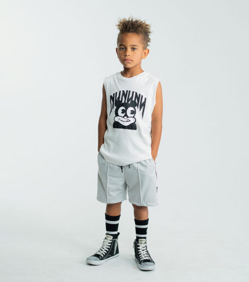NUNUNU SPORTY SHORT - ICE GREY