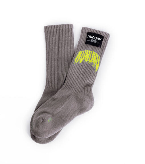 NUNUNU RAWK NU SOCKS - STONE