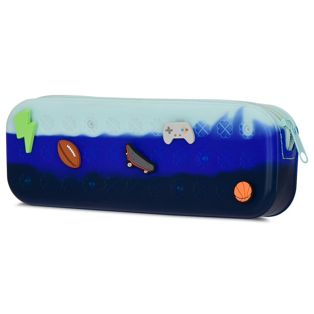 ISCREAM CHARMED JELLY CASE - OCEAN WAVE BLUE