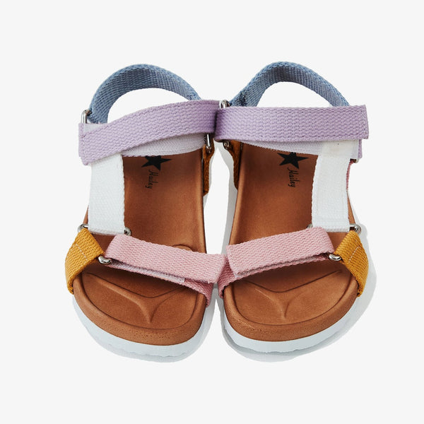 PETITE HAILEY STRAP SANDAL - MULTI PINK