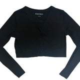 KATIE J TWEEN LIVI CARDIGAN TOP - BLACK