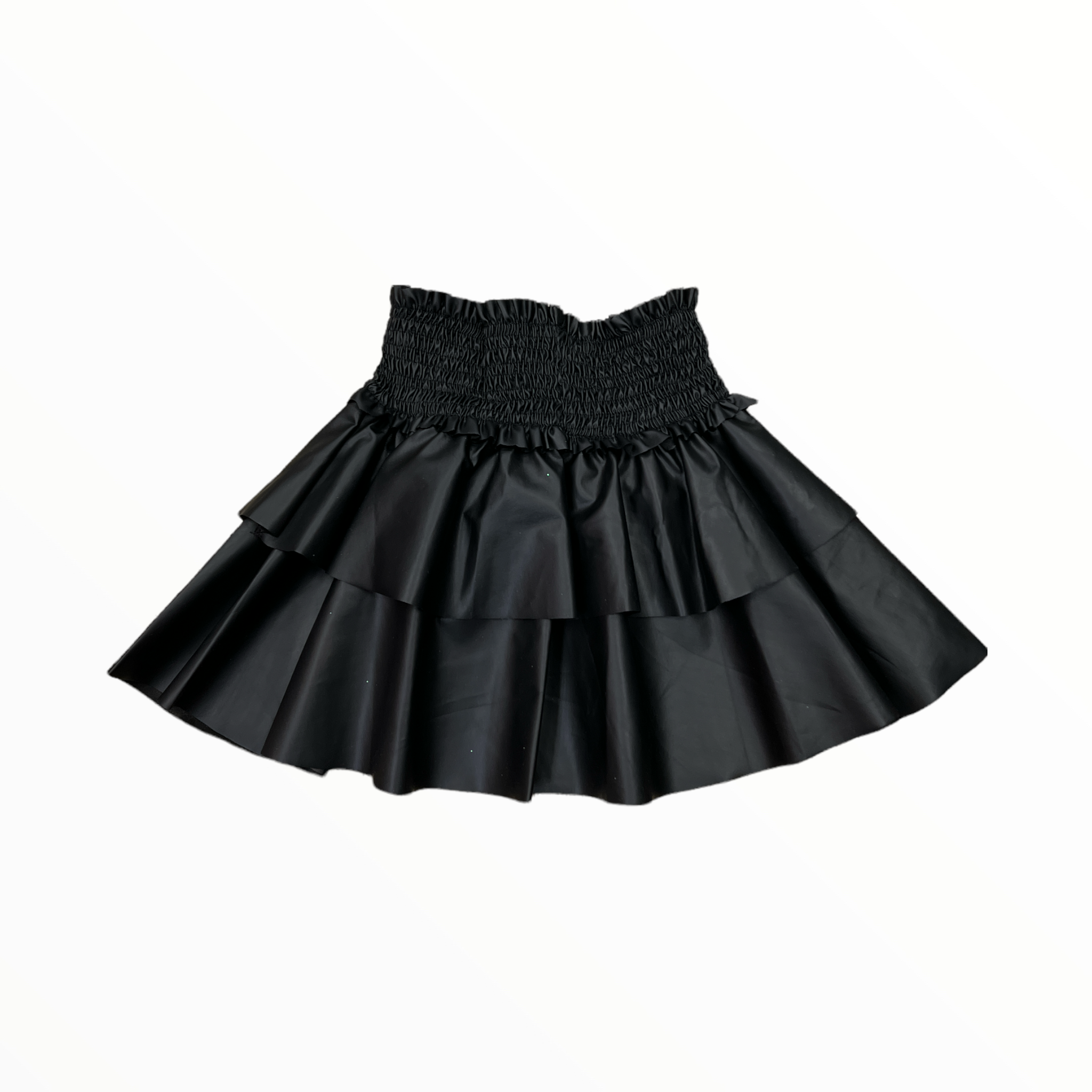 FLOWERS BY ZOE PLEATHER SKIRT BLACK Meant 2 Be