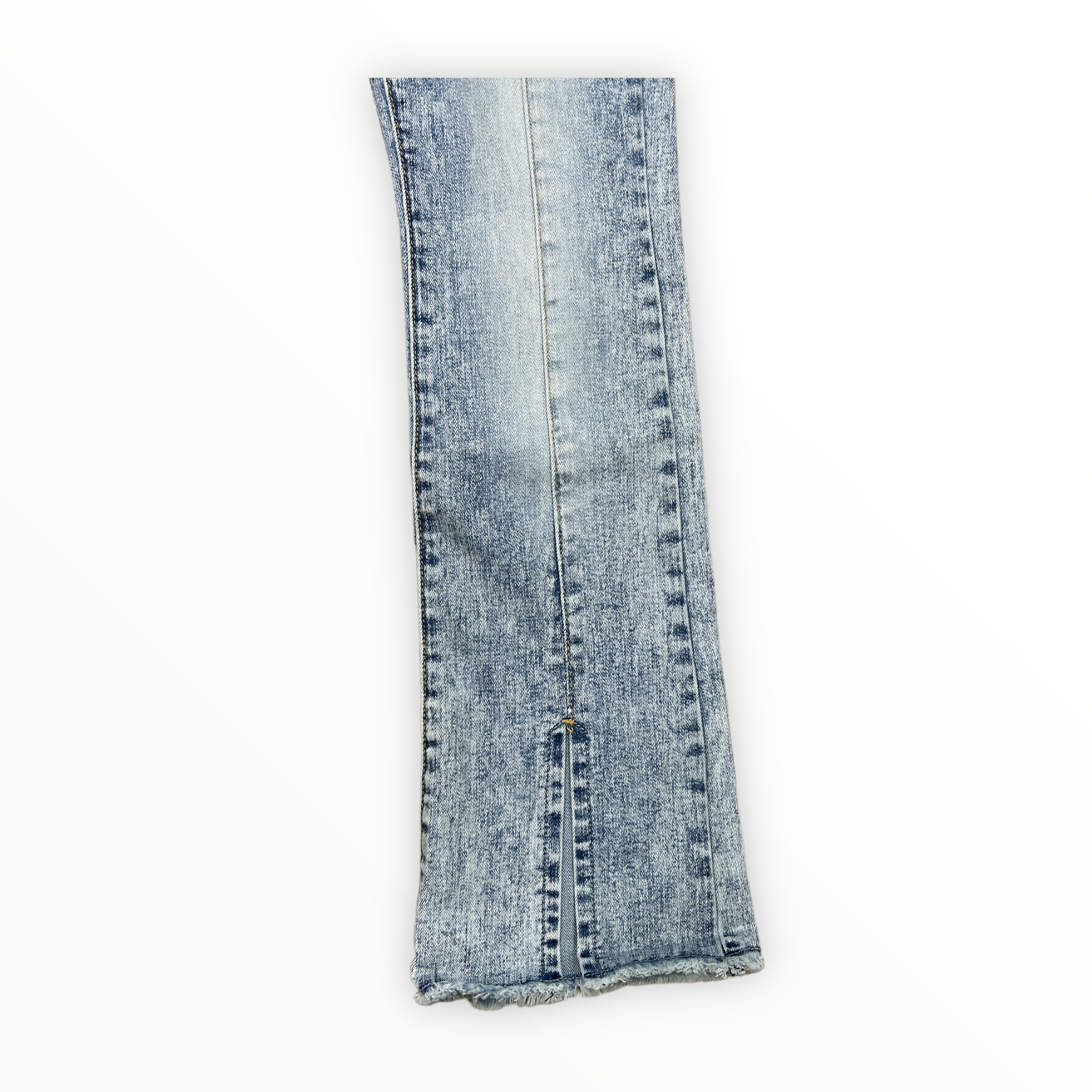 TRCTR GIRLS FLARE SLIT FRONT JEANS- LIGHT WASH
