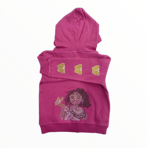 M2B CUSTOM RHINESTONE ZIP HOODIES- MIRABEL