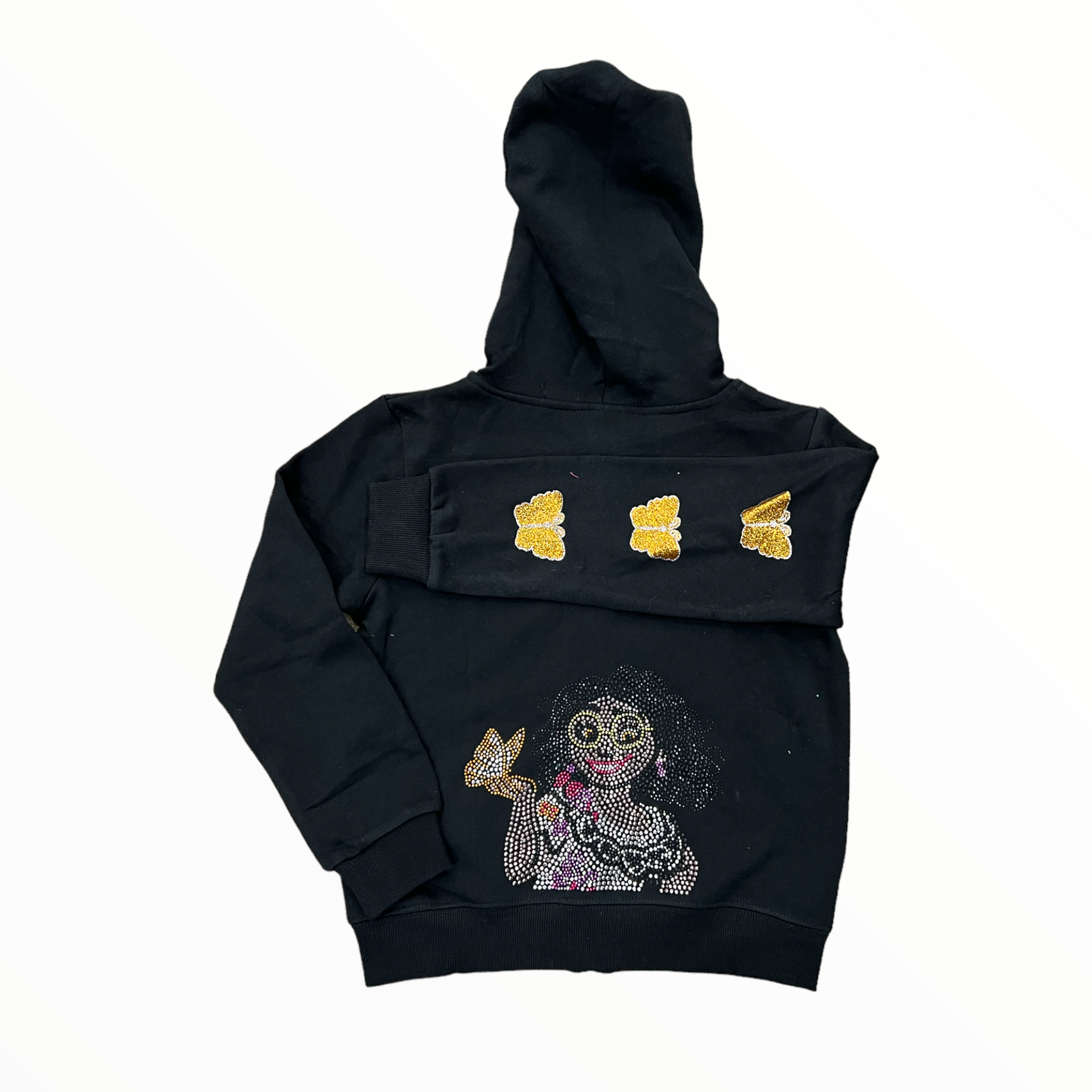 M2B CUSTOM RHINESTONE ZIP HOODIES- MIRABEL