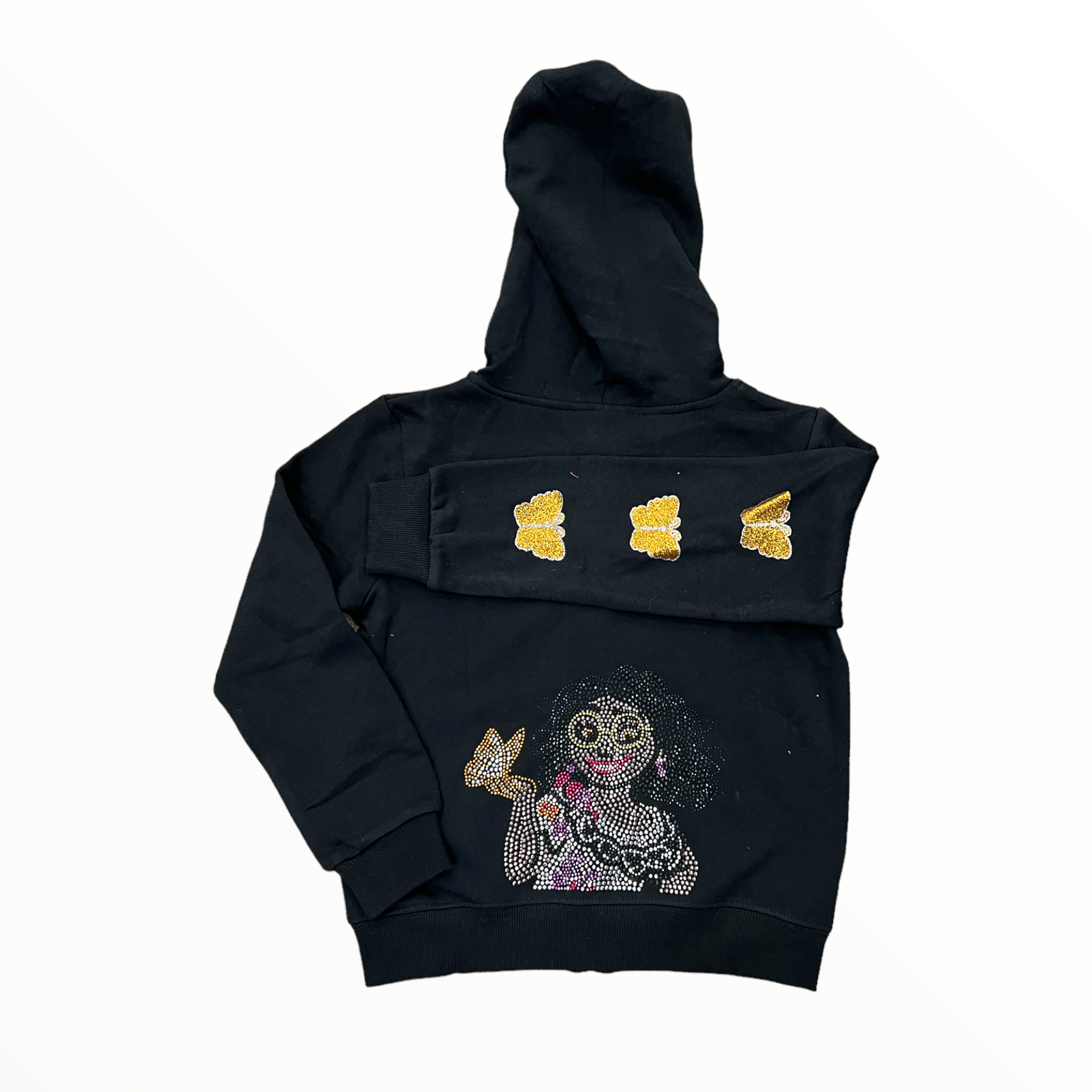 M2B Custom Rhinestone Zip Hoodies Meant 2 Be