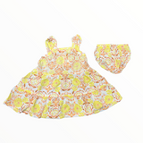 ANGEL DEAR TANK DRESS AND BLOOMER - GOLDEN SURF FLORAL