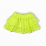 FLOWERS BY ZOE GAUZE SKIRT - NEON YELLOW