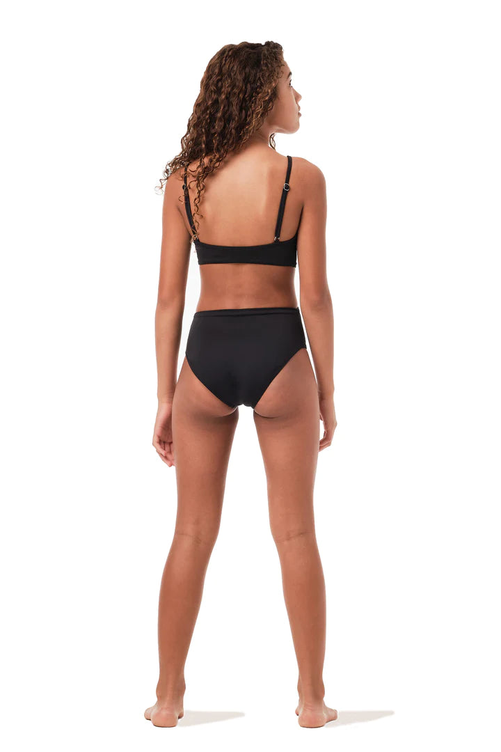 SUBMARINE SWIM FRONT ROW 1 PC - BLACK