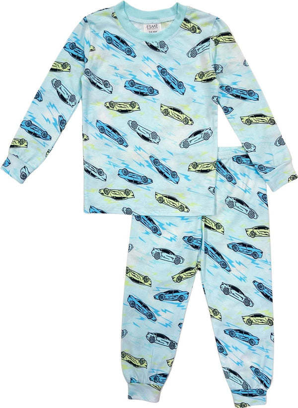 ESME BOYS LONG SLEEVE CREW PAJAMA - ZOOM