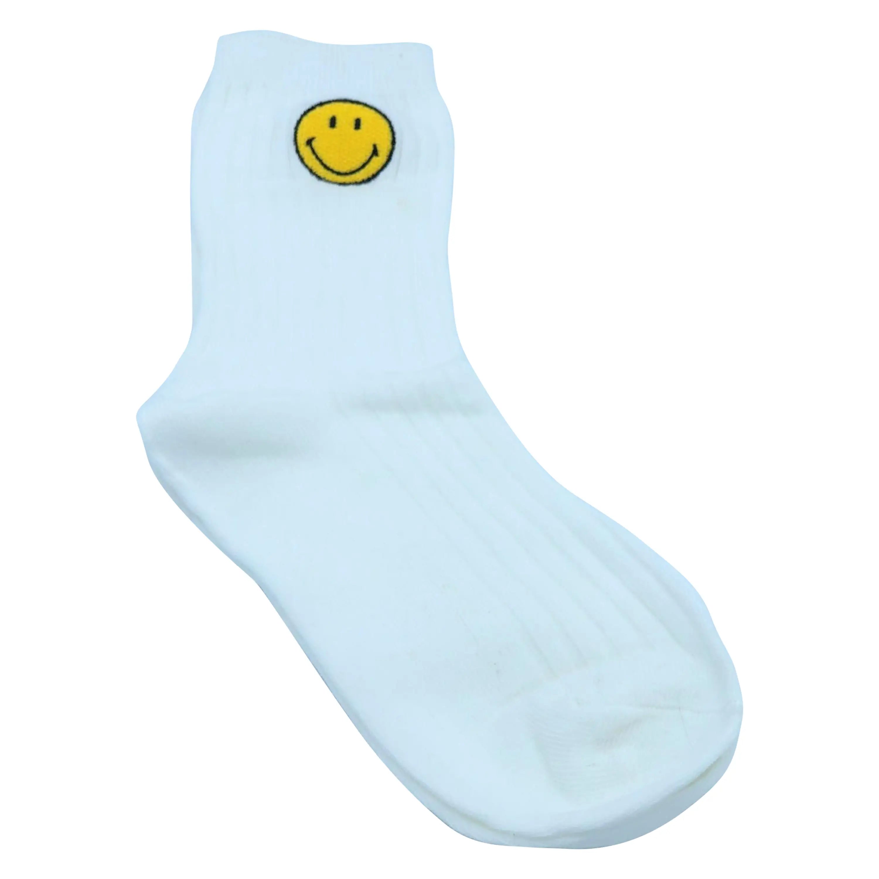 MALIBU SUGAR SMILEY FACE TUBE SOCKS