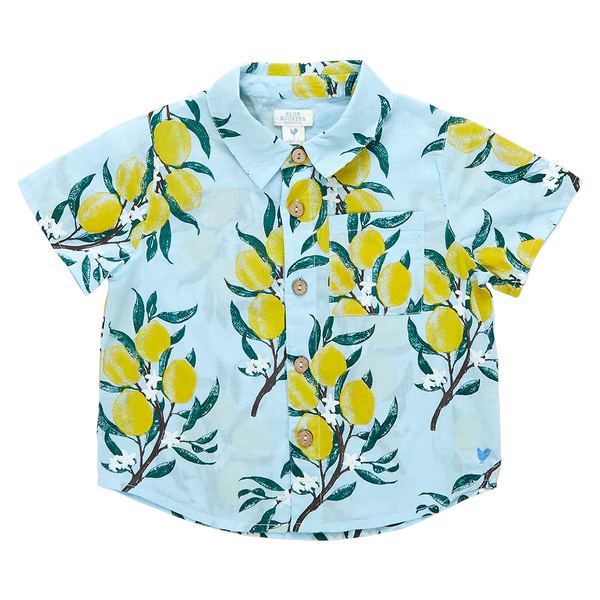 PINK CHICKEN BOYS JACK SHIRT - LEMON BRANCH
