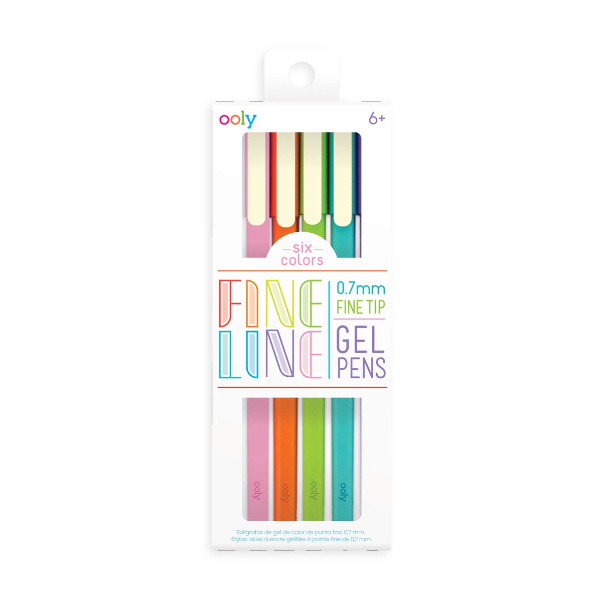 OOLY FINE LINES GEL PENS - SET OF 6
