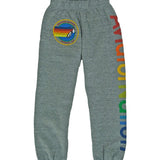 AVIATOR NATION KID'S AVIATOR NATION SWEATPANTS - HEATHER GREY